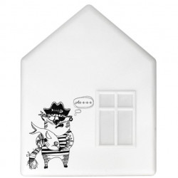 IKEA DROMHEM DOMEK LAMPKA NOCNA ŚCIENNA DO102
