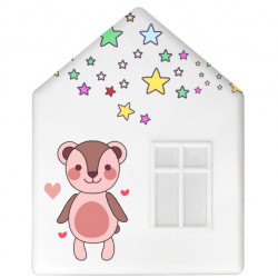 IKEA DROMHEM DOMEK LAMPKA NOCNA ŚCIENNA DO175