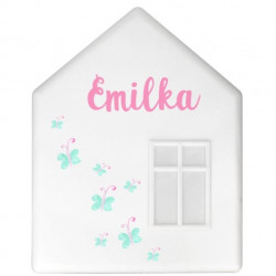 IKEA DROMHEM DOMEK LAMPKA NOCNA ŚCIENNA&nbsp;DO213 Emilka