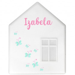 IKEA DROMHEM DOMEK LAMPKA NOCNA ŚCIENNA DO224 Izabela