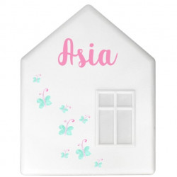 IKEA DROMHEM DOMEK LAMPKA NOCNA ŚCIENNA DO227 Asia
