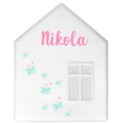 IKEA DROMHEM DOMEK LAMPKA NOCNA ŚCIENNA DO234 Nikola