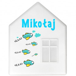 IKEA DROMHEM DOMEK LAMPKA NOCNA ŚCIENNA&nbsp;DO272 Mikołaj