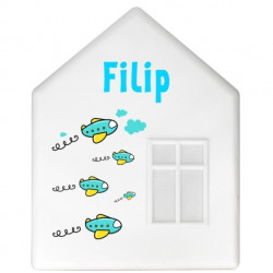 IKEA DROMHEM DOMEK LAMPKA NOCNA ŚCIENNA&nbsp;DO274 Filip