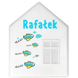 IKEA DROMHEM DOMEK LAMPKA NOCNA ŚCIENNA DO279 Rafałek