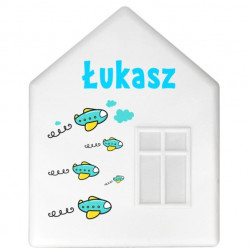 IKEA DROMHEM DOMEK LAMPKA NOCNA ŚCIENNA&nbsp;DO281 Łukasz