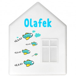 IKEA DROMHEM DOMEK LAMPKA NOCNA ŚCIENNA DO285 Olafek