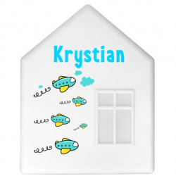 IKEA DROMHEM DOMEK LAMPKA NOCNA ŚCIENNA DO289 Krystian