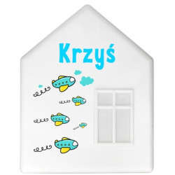 IKEA DROMHEM DOMEK LAMPKA NOCNA ŚCIENNA&nbsp;DO303 Krzyś