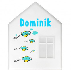 IKEA DROMHEM DOMEK LAMPKA NOCNA ŚCIENNA DO305 Dominika