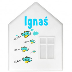 IKEA DROMHEM DOMEK LAMPKA NOCNA ŚCIENNA&nbsp;DO310 Ignaś