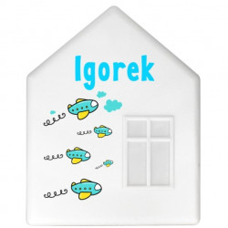IKEA DROMHEM DOMEK LAMPKA NOCNA ŚCIENNA DO321 Igorek