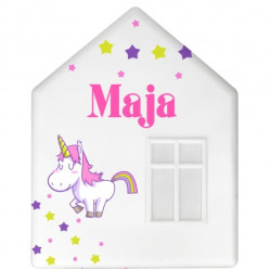 IKEA DROMHEM DOMEK LAMPKA NOCNA ŚCIENNA&nbsp;DO334 Maja