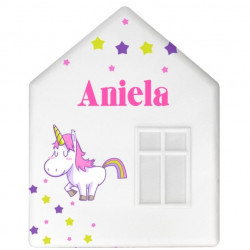 IKEA DROMHEM DOMEK LAMPKA NOCNA ŚCIENNA DO343 Aniela