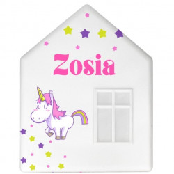 IKEA DROMHEM DOMEK LAMPKA NOCNA ŚCIENNA&nbsp;DO355 Zosia