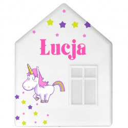 IKEA DROMHEM DOMEK LAMPKA NOCNA ŚCIENNA DO359 Łucja