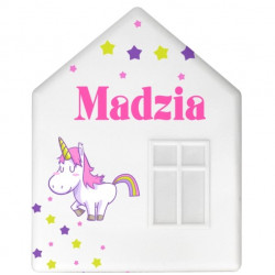 IKEA DROMHEM DOMEK LAMPKA NOCNA ŚCIENNA DO361 Madzia