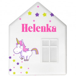 IKEA DROMHEM DOMEK LAMPKA NOCNA ŚCIENNA&nbsp;DO368 Helenka