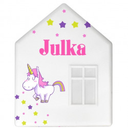 IKEA DROMHEM DOMEK LAMPKA NOCNA ŚCIENNA DO375 Julka
