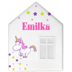 IKEA DROMHEM DOMEK LAMPKA NOCNA ŚCIENNA&nbsp;DO382 Emilka