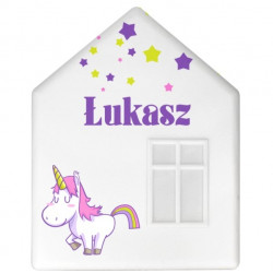 IKEA DROMHEM DOMEK LAMPKA NOCNA ŚCIENNA DO392 Łukasz