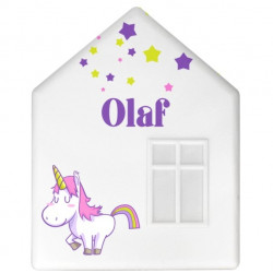 IKEA DROMHEM DOMEK LAMPKA NOCNA ŚCIENNA DO402 Olafek