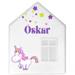 IKEA DROMHEM DOMEK LAMPKA NOCNA ŚCIENNA&nbsp;DO426 Oskar