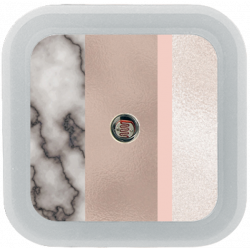 NOCNA LAMPKA DO KONTAKTU LED CZUJNIK ZMIERZCHU Kompozycja marmur